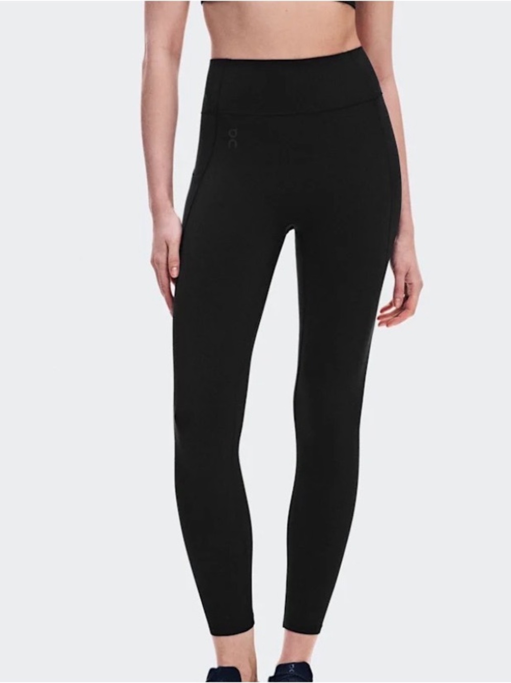 High-Waist Black Women's Performance Leggings and Tin Studio jacket (2 pieces)